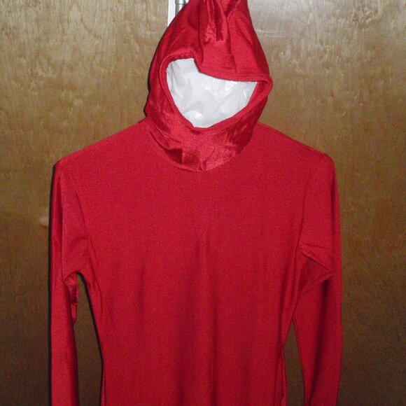 2nd Skin Devil Red FULL BODYSUIT ZENTAI Gimp Costume Great for Halloween - NEW! - Picture 3 of 8